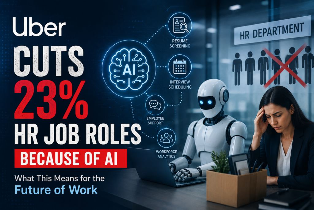 Uber Cuts 23% of HR Job Roles Because of AI