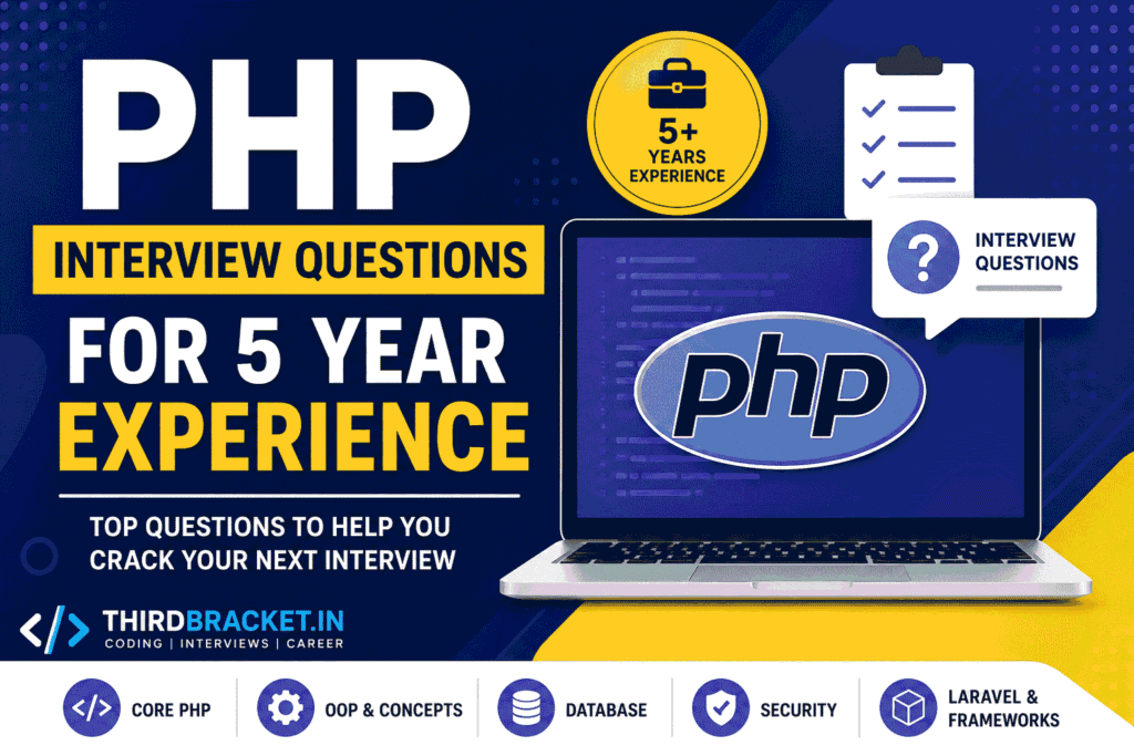 Top PHP Interview Questions for 5 Year Experience