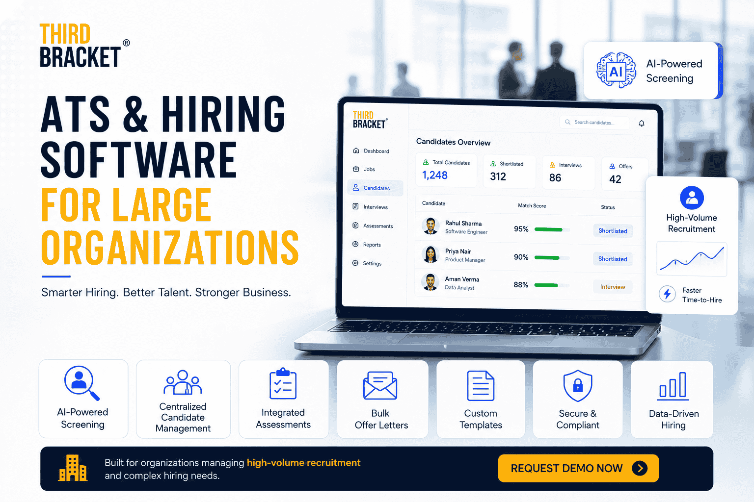 ATS & Hiring Software for Large Organizations